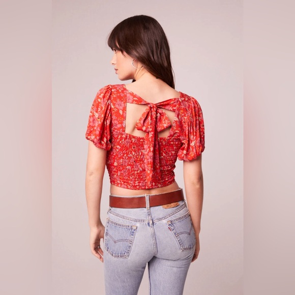 NWT Band of the Free Joelle Floral Smocked Top - Picture 2 of 5